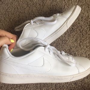 white nike shoes!